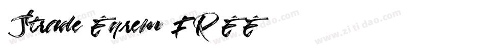 Strade Eqrem FREE字体转换